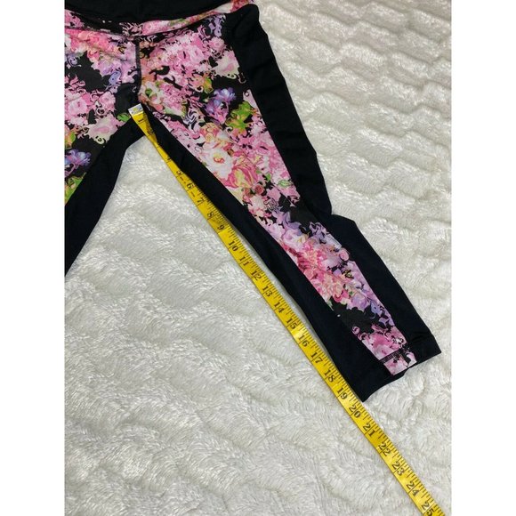 Cynthia Rowley Womens Black Pink Active Pants Sz S - Picture 5 of 6